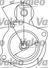 Стартер valeo 436099