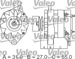 Генератор VALEO 436350 Генератор VALEO 436350