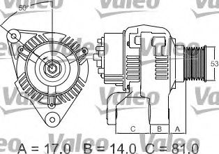 Генератор VALEO 437326 Генератор VALEO 437326