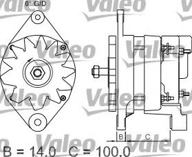 Генератор VALEO 437352 Генератор VALEO 437352