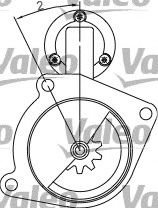 Стартер valeo 455501