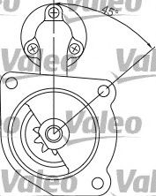 Стартер valeo 455521