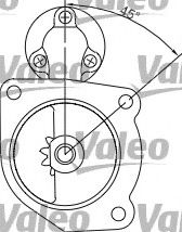 Стартер VALEO 455536 Стартер VALEO 455536