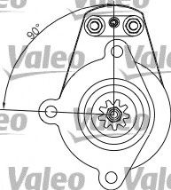 Стартер valeo 455616