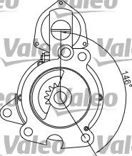 Стартер valeo 455703