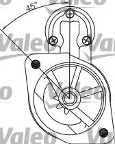 Стартер VALEO 455881 Стартер VALEO 455881
