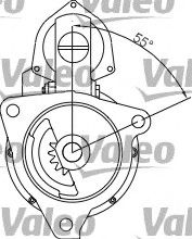 Стартер VALEO 458174 Стартер VALEO 458174