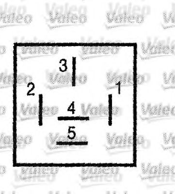 Реле, рабочий ток VALEO 643818 Реле, рабочий ток VALEO 643818