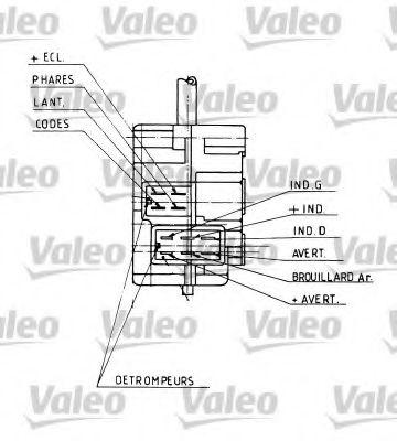 Под рулевой переключатель VALEO 251104