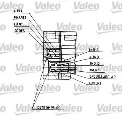 Под рулевой переключатель VALEO 251109