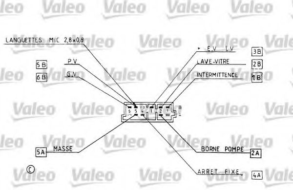Под рулевой переключатель VALEO 251221 Под рулевой переключатель VALEO 251221