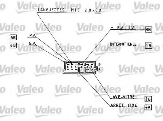 Под рулевой переключатель VALEO 251273