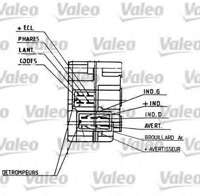 Под рулевой переключатель VALEO 251274