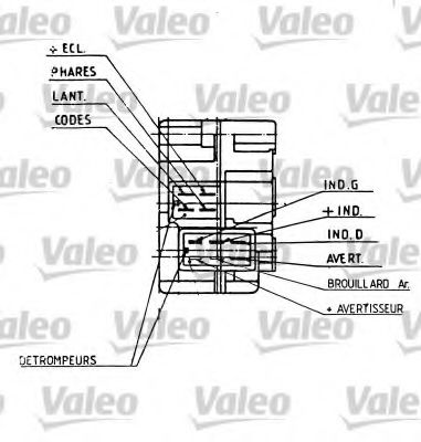 Под рулевой переключатель VALEO 251275
