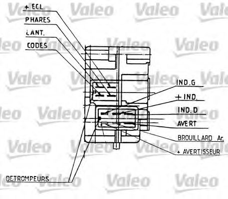 Под рулевой переключатель VALEO 251276