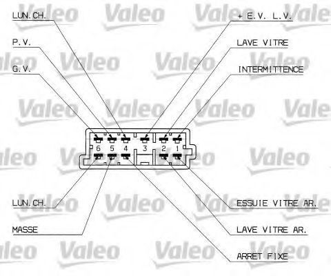 Под рулевой переключатель VALEO 251307