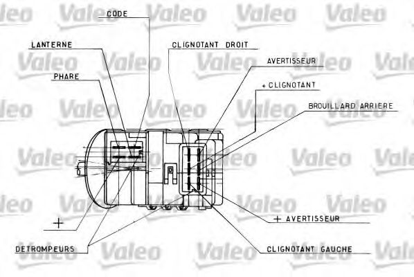 Под рулевой переключатель VALEO 251328