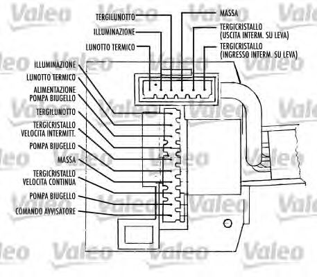 Под рулевой переключатель valeo 251387