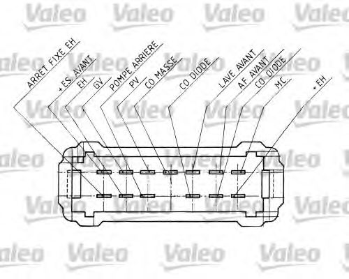 Под рулевой переключатель RENAULT 7701036542