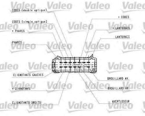 Под рулевой переключатель VALEO 251438