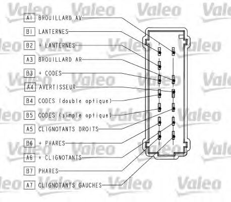 Под рулевой переключатель VALEO 251563