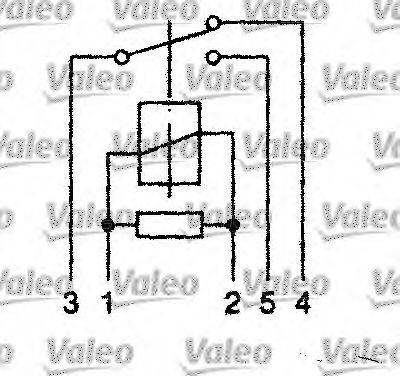 Реле, рабочий ток VALEO 643818 Реле, рабочий ток VALEO 643818