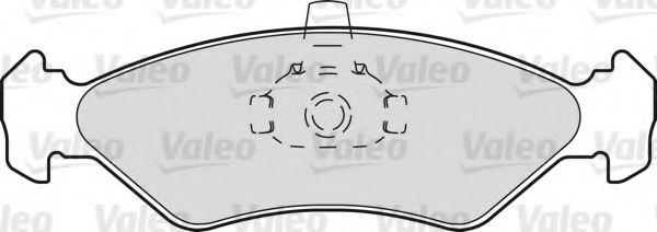 Тормозные колодки VALEO 598171