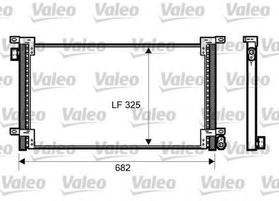 Радиатор кондиционера VALEO 818036