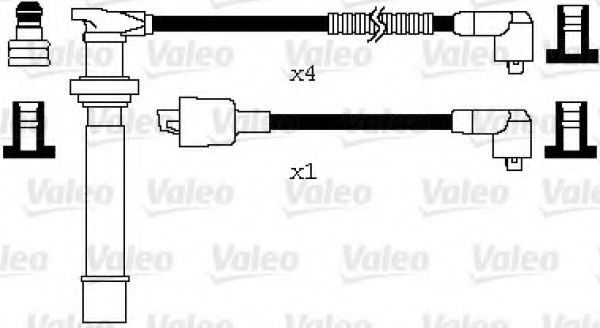 Комплект проводов зажигания VALEO 346075