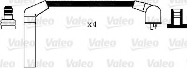 Комплект проводов зажигания VALEO 346062