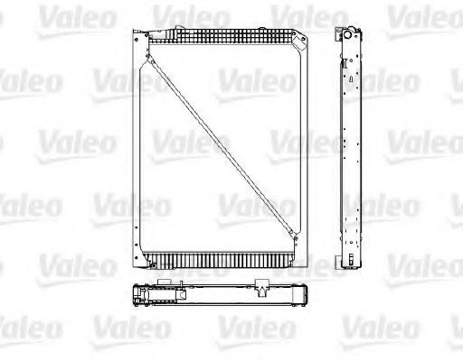 Радиатор охлаждения двигателя VALEO 733484
