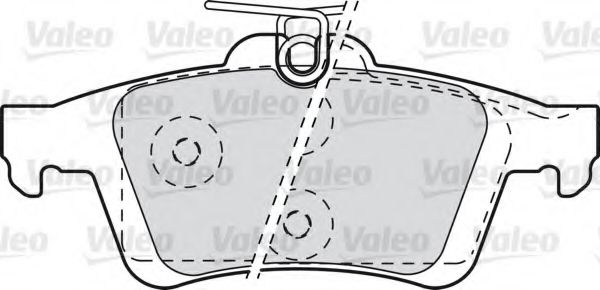 Тормозные колодки VALEO 601044