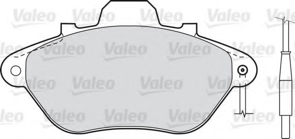 Тормозные колодки VALEO 598029
