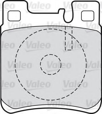 Тормозные колодки VALEO 598617