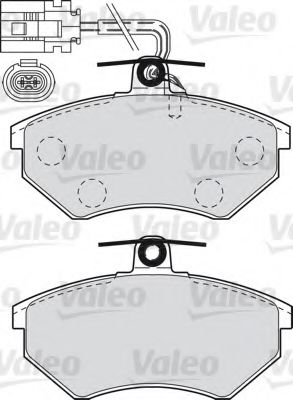 Тормозные колодки VALEO 598484