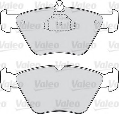 Тормозные колодки VALEO 598050