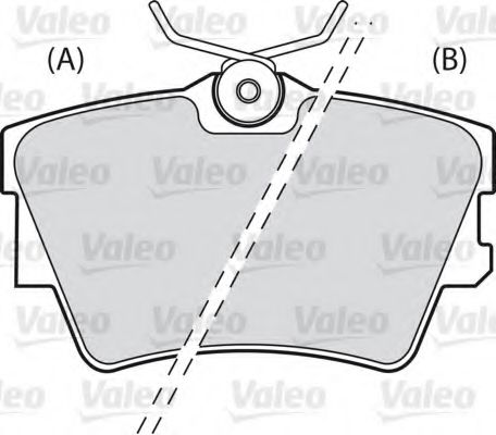 Тормозные колодки VALEO 598546