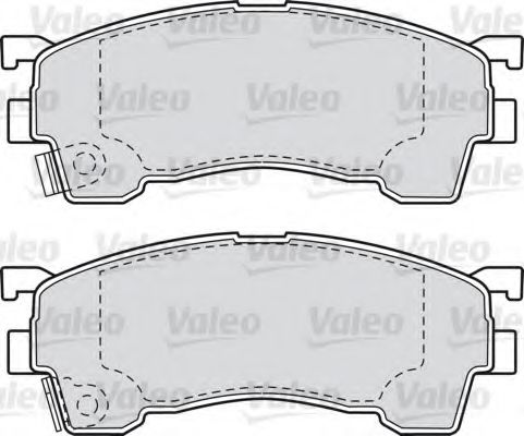 Тормозные колодки VALEO 598629
