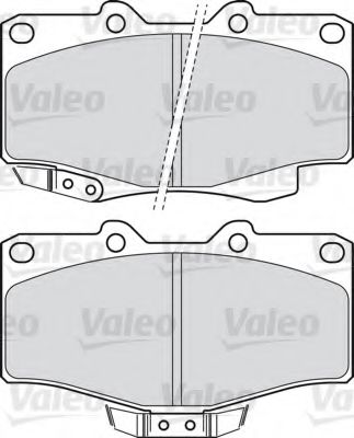 Тормозные колодки VALEO 598897