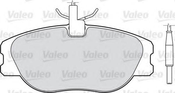 Тормозные колодки VALEO 598064
