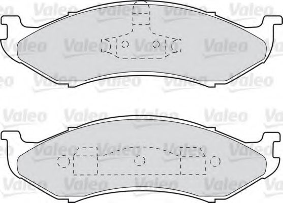 Тормозные колодки VALEO 598491