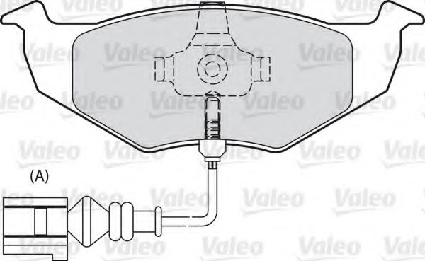 Тормозные колодки VALEO 598805