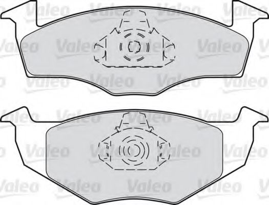 Тормозные колодки VALEO 598403