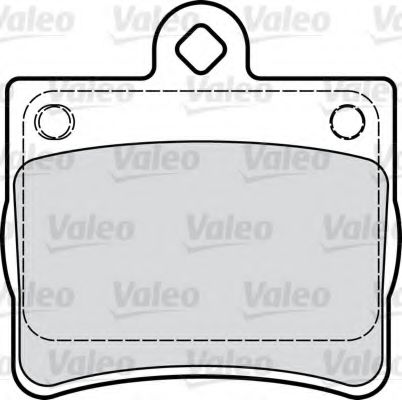Тормозные колодки VALEO 598763