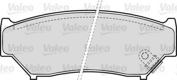 Тормозные колодки VALEO 598533