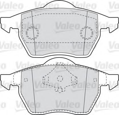 Тормозные колодки VALEO 598303