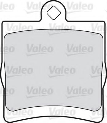 Тормозные колодки VALEO 598444