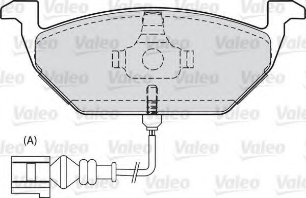 Тормозные колодки VALEO 598408