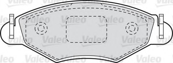 Тормозные колодки VALEO 598461