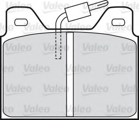 Тормозные колодки VALEO 598193